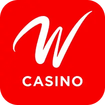 Icono rojo de la app Winpot Casino con la W de la marca